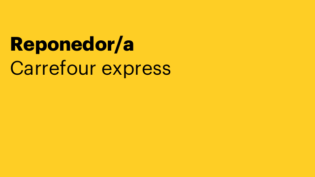 Reponedor/a