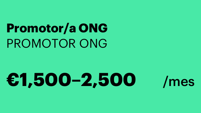 Promotor/a ONG