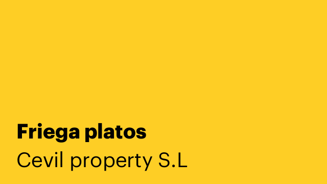 Friega platos