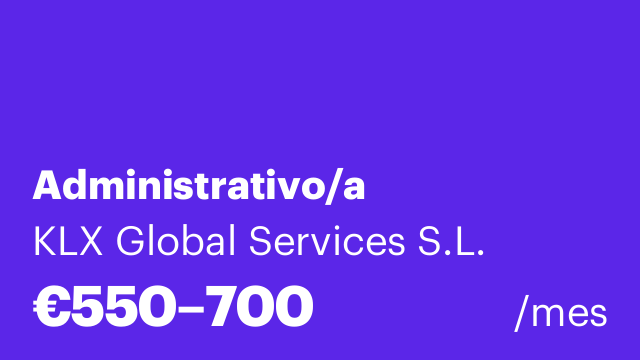 Administrativo/a