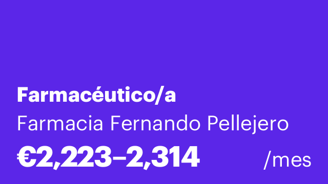 Farmacéutico/a