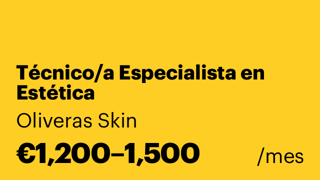 Técnico/a Especialista en Estética