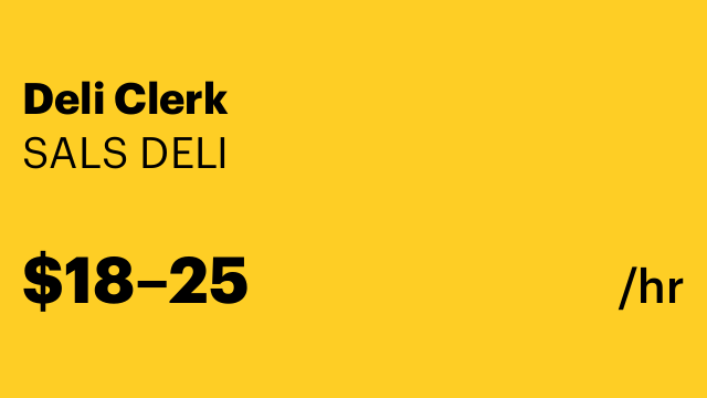 Deli Clerk