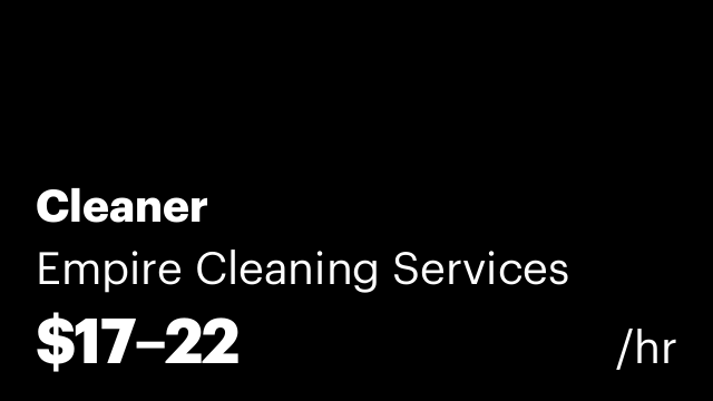 Cleaner