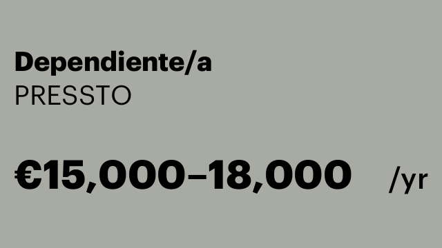 Dependiente/a