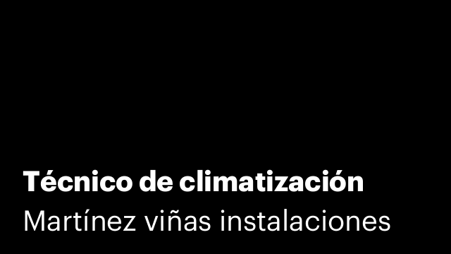 Técnico de climatización