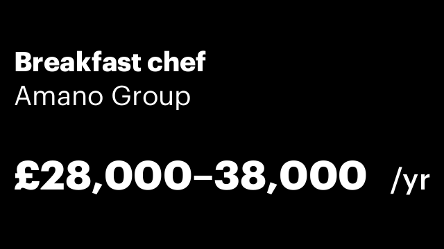 Breakfast chef