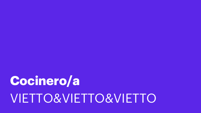 Cocinero/a