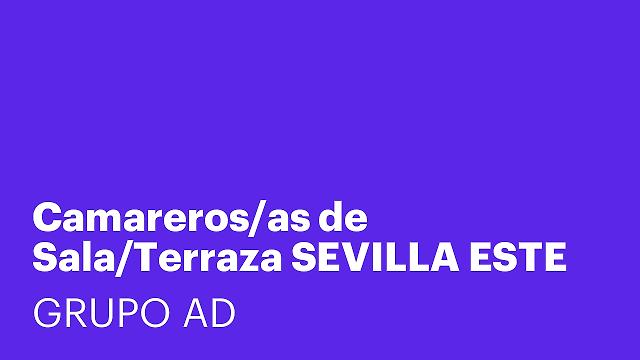 Camareros/as de Sala/Terraza SEVILLA ESTE