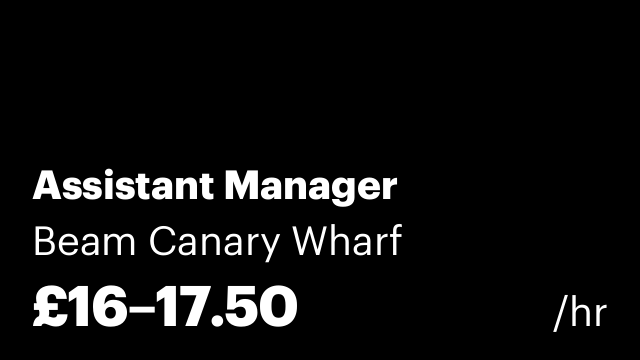 Assistant Manager