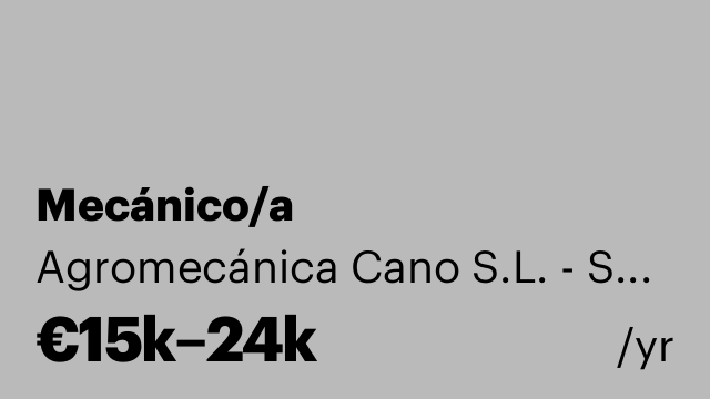 Mecánico/a