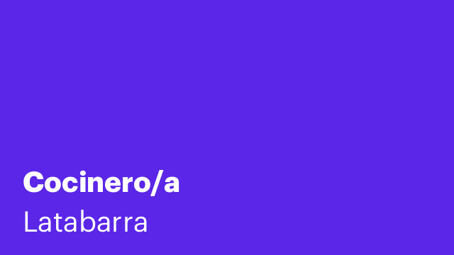 Cocinero/a