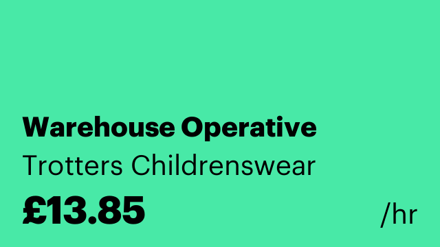 Warehouse Operative