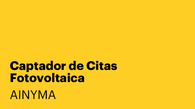 Captador de Citas Fotovoltaica