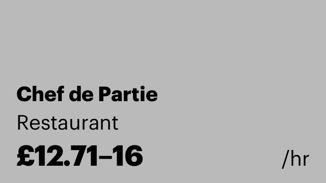 Chef de Partie