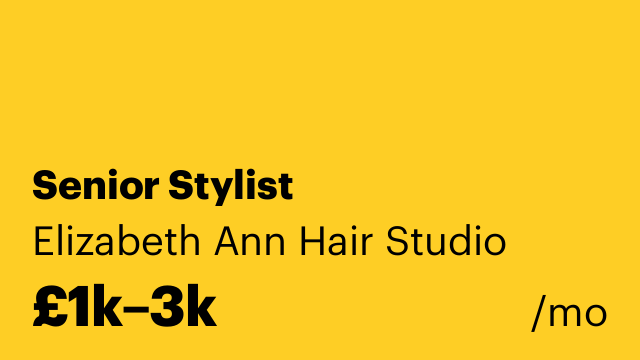 Senior Stylist