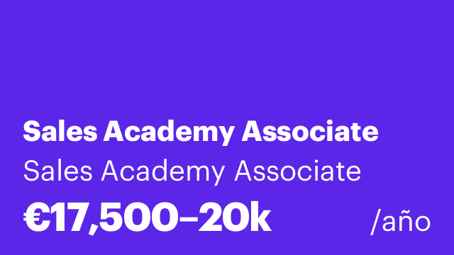 Sales Academy Associate