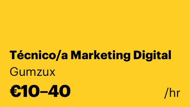 Técnico/a Marketing Digital