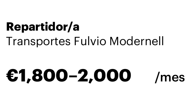 Repartidor/a