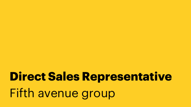 Direct Sales Representative