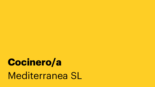 Cocinero/a