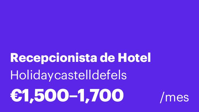 Recepcionista de Hotel