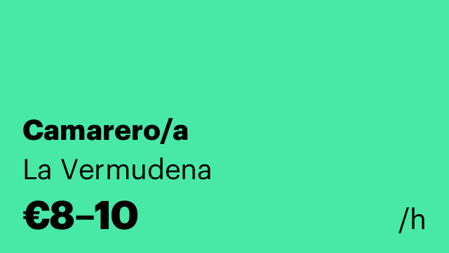 Camarero/a