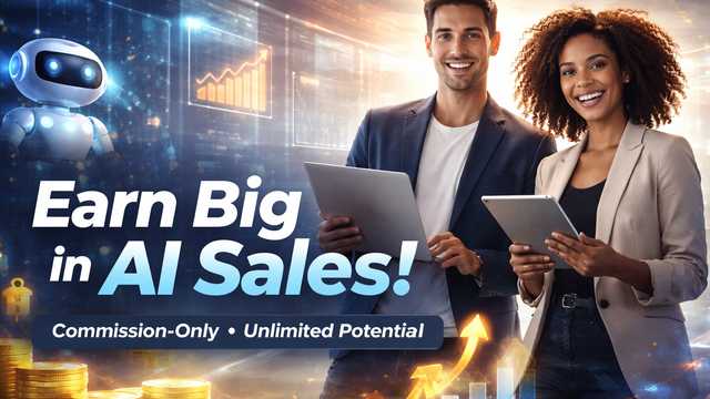 💸 Commission-Only Sales Rep (AI Automation)