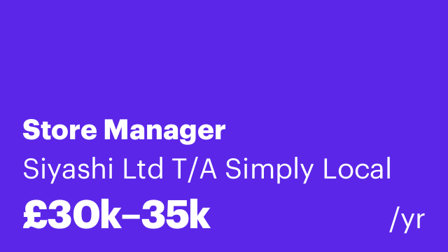Store Manager