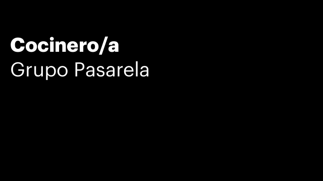 Cocinero/a