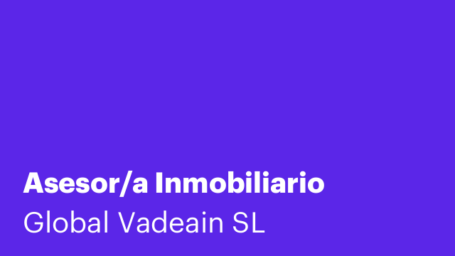 Asesor/a Inmobiliario