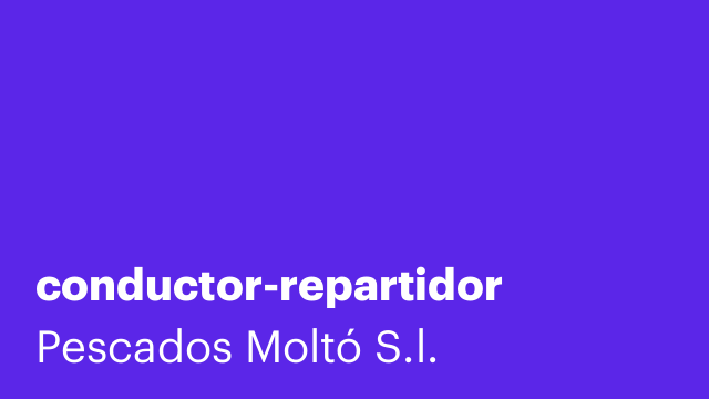 conductor-repartidor