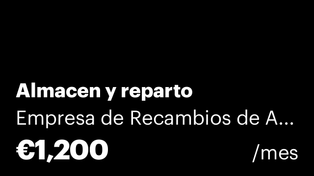 Almacen y reparto