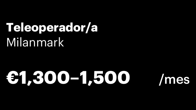 Teleoperador/a