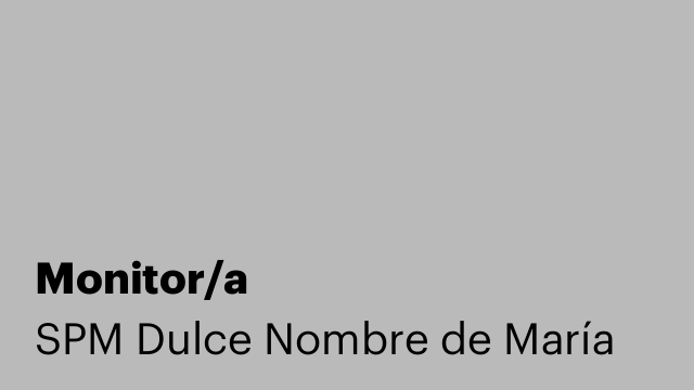 Monitor/a