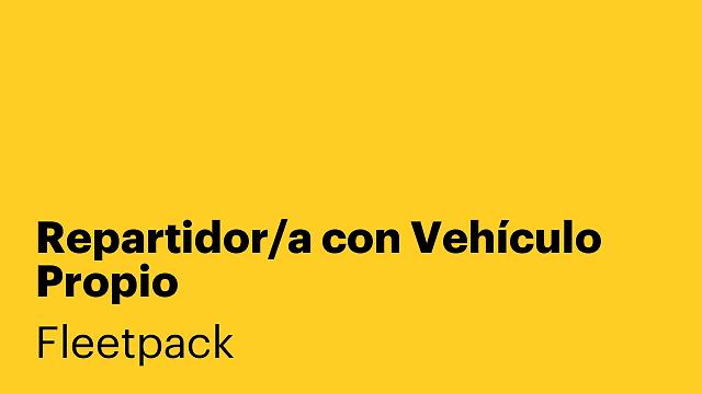 Repartidor/a con Vehículo Propio