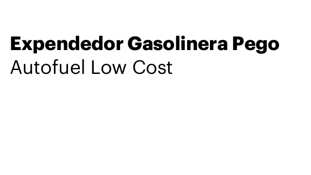 Expendedor Gasolinera Pego