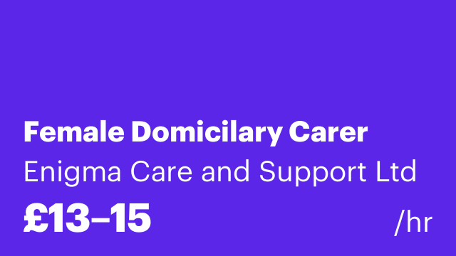 Female Domicilary Carer