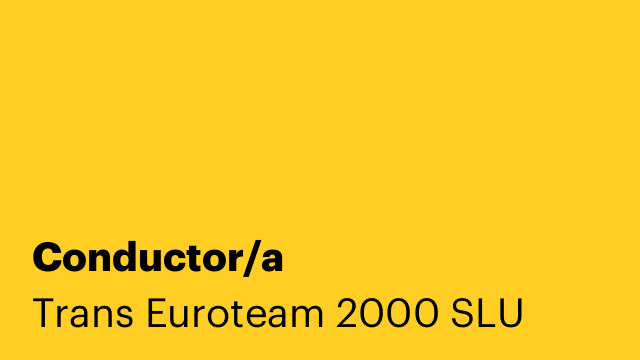 Conductor/a