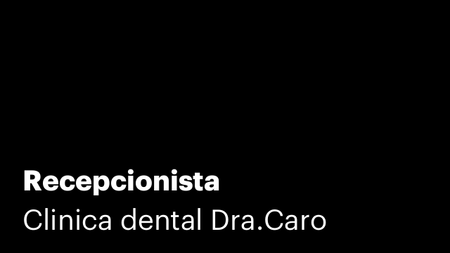 Recepcionista