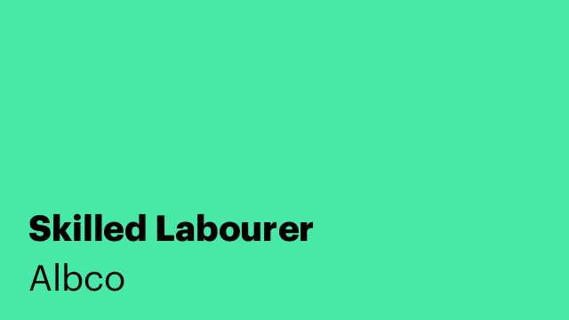 Skilled Labourer