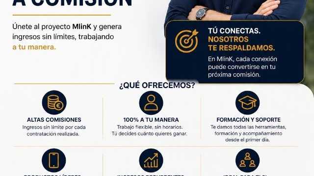 Colaborador/a comercial a comisión