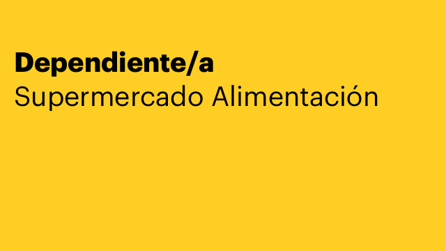 Dependiente/a