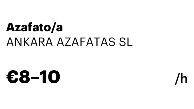 Azafato/a