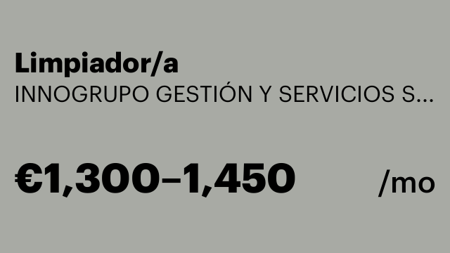 Limpiador/a