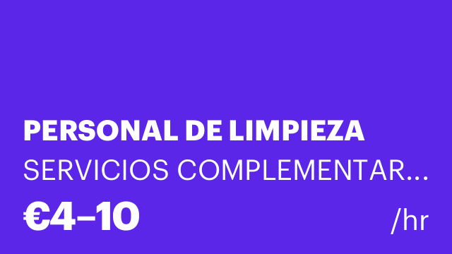 PERSONAL DE LIMPIEZA
