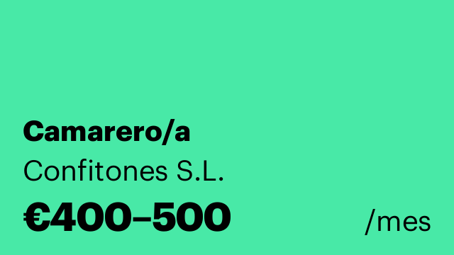 Camarero/a