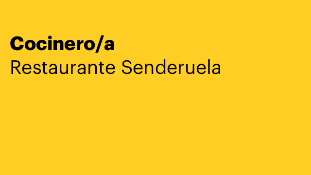 Cocinero/a