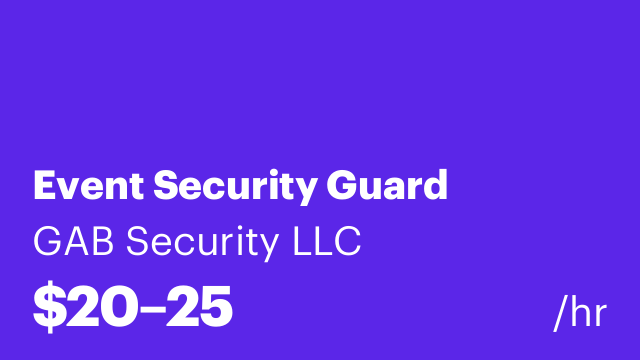 Event Security Guard