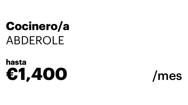 Cocinero/a